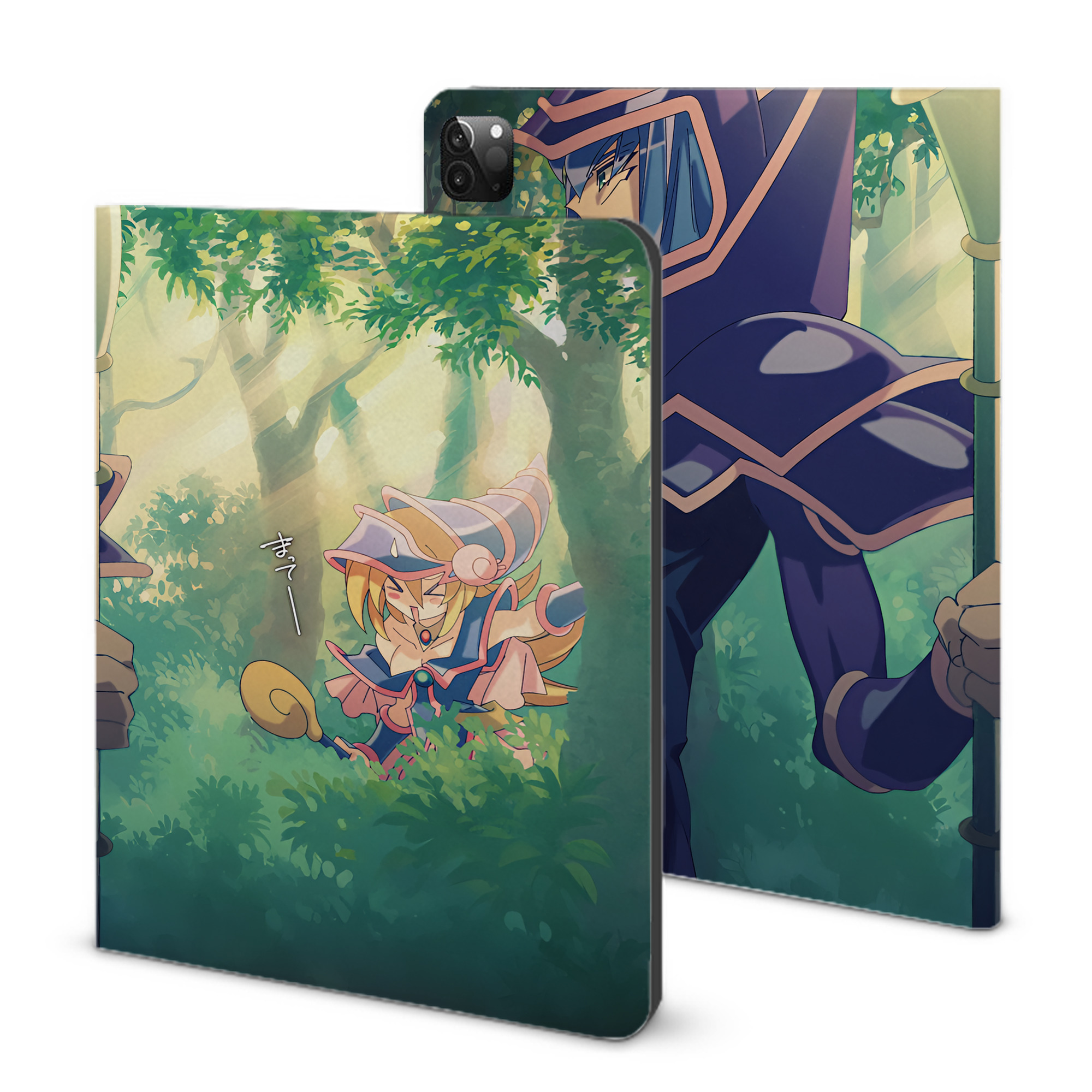 （画像用） 遊☆戯☆王 Yu-Gi-Oh! IPadケース ペンホルダー付き ブックスタイルデザイン